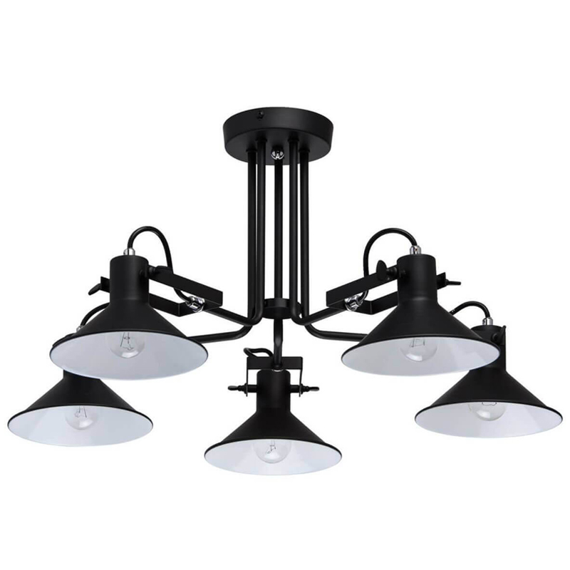 Потолочный светильник Rotating Light Black Черный матовый Потолочный светильник Rotating Light Black Черный матовый в Челябинске | Loft Concept