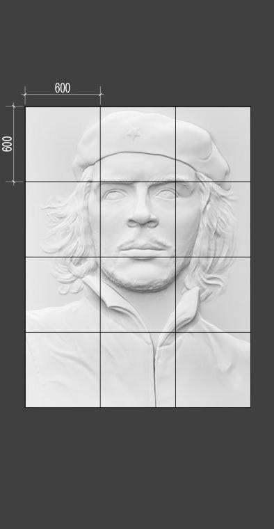 Барельеф CHE GUEVARA Барельеф CHE GUEVARA в Челябинске