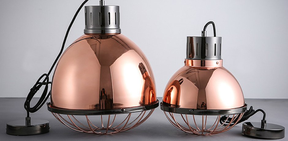 Подвесной светильник Ufo Copper Pendant Big Подвесной светильник Ufo Copper Pendant Big - Loft-Concept в Челябинске