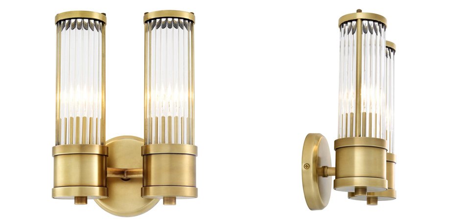 Бра Wall Lamp Claridges Dual Brass - Loft-Concept в Челябинске
