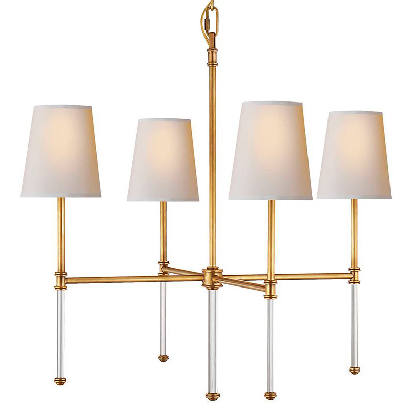 Люстра Nicoleta Gold Chandelier Золотой Белый Люстра Nicoleta Gold Chandelier Золотой Белый в Челябинске | Loft Concept