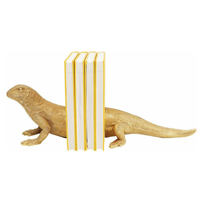 Держатель для книг фигурка Ящерица Lizard Золотой Держатель для книг фигурка Ящерица Lizard Золотой в Челябинске | Loft Concept