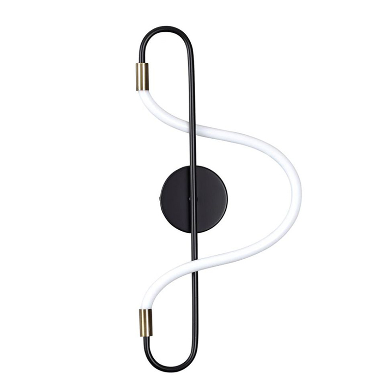 Бра GLORIFY WALL Black Wall lamp 50 Черный Белый Бра GLORIFY WALL Black Wall lamp 50 Черный Белый в Челябинске | Loft Concept