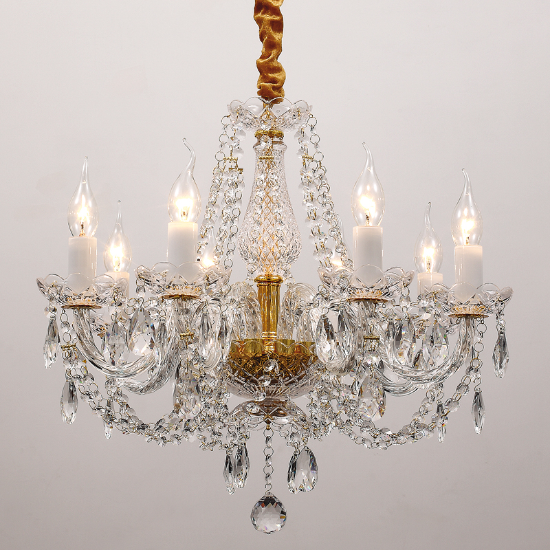 Люстра Melisa Chandelier Прозрачный Глянцевое золото Люстра Melisa Chandelier Прозрачный Глянцевое золото в Челябинске | Loft Concept