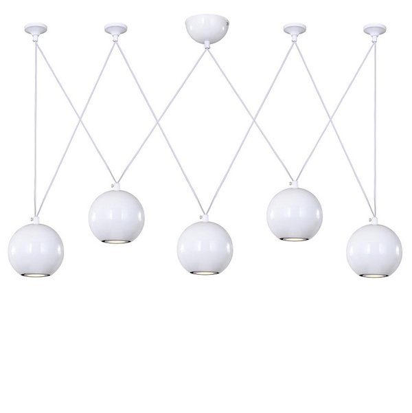 Подвесной светильник Multisphere Pendant White 5 Подвесной светильник Multisphere Pendant White 5 в Челябинске | Loft Concept