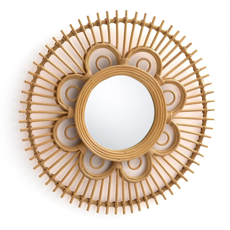 Зеркало Mirror Rattan Round D65 Зеркало Mirror Rattan Round D65 в Челябинске | Loft Concept