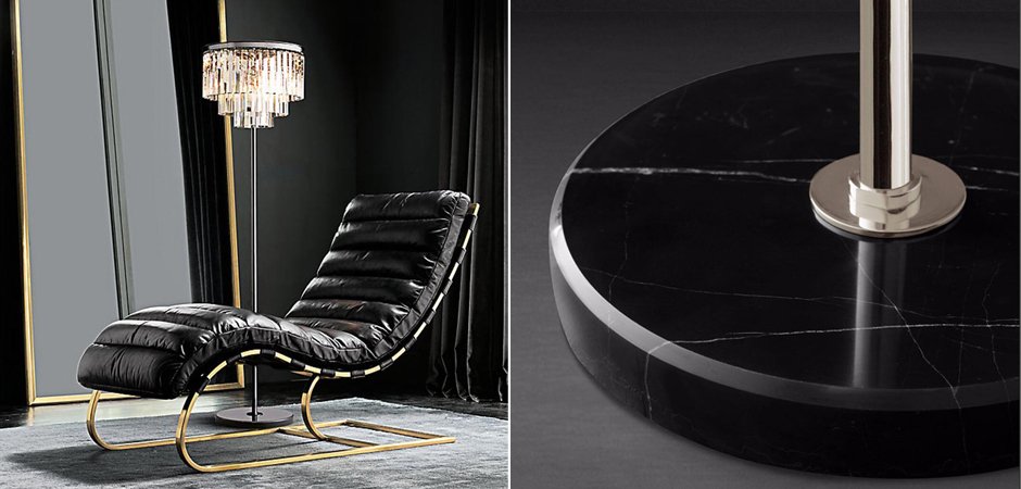 Торшер RH Odeon Floor Lamp Chrome Торшер RH Odeon Floor Lamp Chrome - Loft-Concept в Челябинске