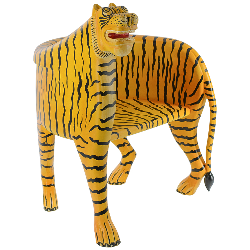 Кресло Tiger Armchair Желтый Черный Красный Кресло Tiger Armchair Желтый Черный Красный в Челябинске | Loft Concept
