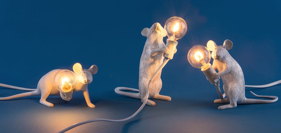 Настольная лампа Seletti Mouse Настольная лампа Seletti Mouse - Loft-Concept в Челябинске