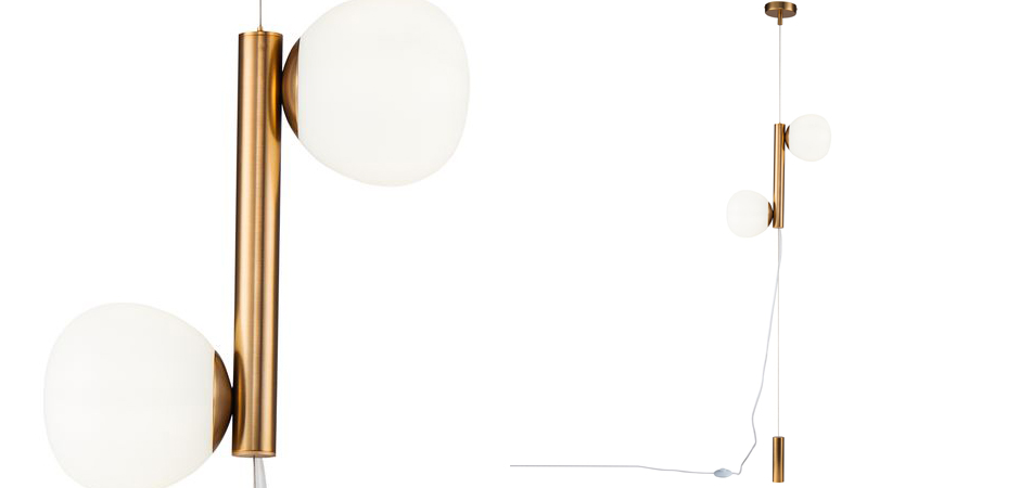 Торшер Tiepolo Ball Floor Lamp Double gold Торшер Tiepolo Ball Floor Lamp Double gold - Loft-Concept в Челябинске