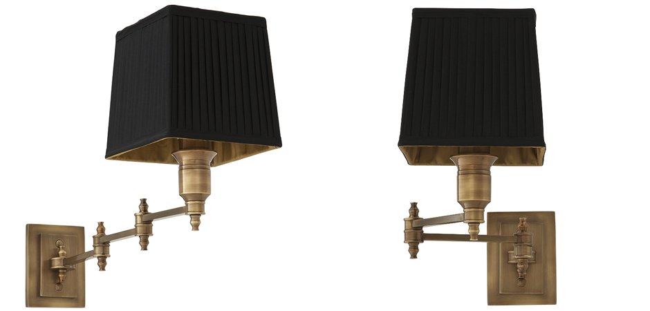 Бра Wall Lamp Lexington Swing Brass+Black Бра Wall Lamp Lexington Swing Brass+Black - Loft-Concept в Челябинске