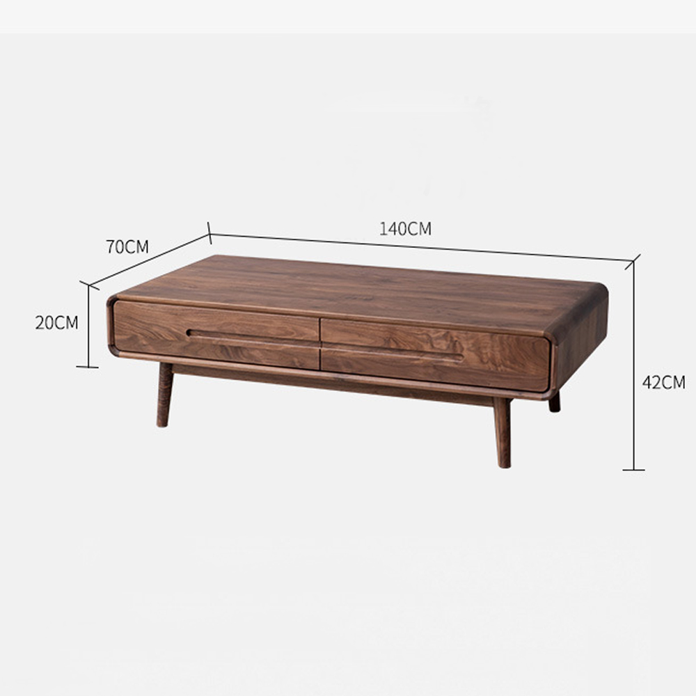 Кофейный стол из массива дерева с выдвижными ящиками Coffee Walnut Table Кофейный стол из массива дерева с выдвижными ящиками Coffee Walnut Table в Челябинске