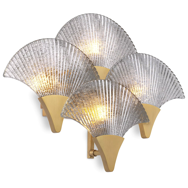 Бра Eichholtz Wall Lamp Vitae Прозрачное Стекло Латунь Бра Eichholtz Wall Lamp Vitae Прозрачное Стекло Латунь в Челябинске | Loft Concept