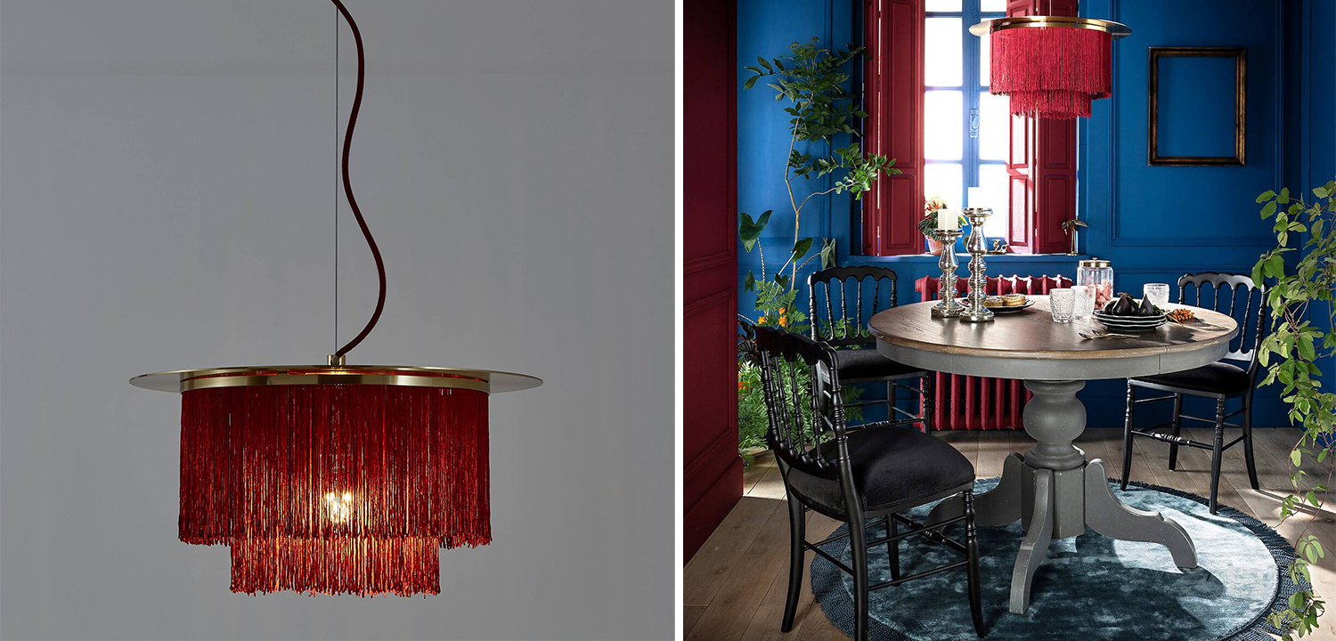 Люстра Houtique Chandelier Burgundy - фото