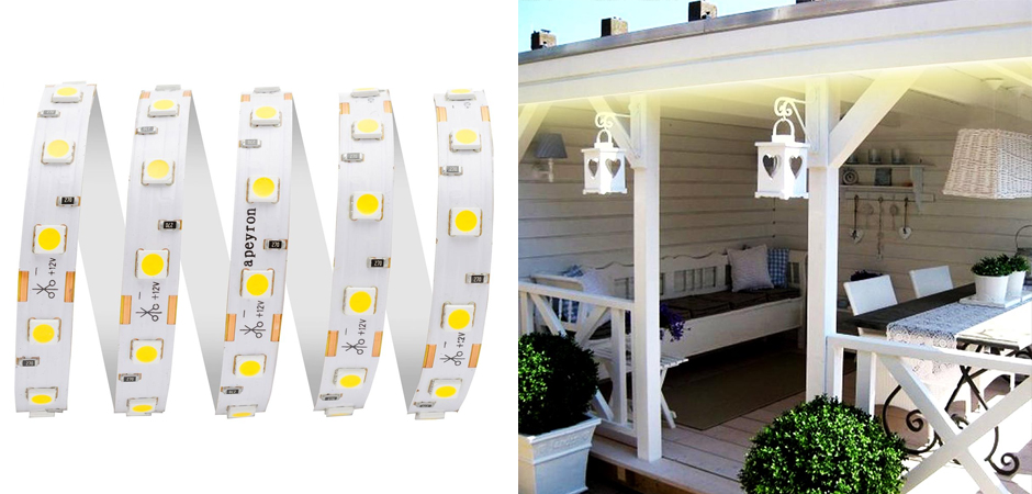 Светодиодная влагозащищенная лента 14,4W/m 60LED/m 5050SMD теплый белый 5M Светодиодная влагозащищенная лента 14,4W/m 60LED/m 5050SMD теплый белый 5M - Loft-Concept в Челябинске