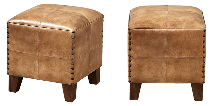 Пуф Leather Cube Puff Пуф Leather Cube Puff - Loft-Concept в Челябинске