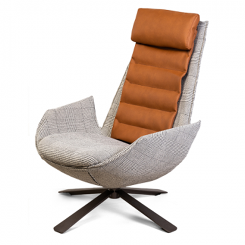 Кресло Karin Chair Светло-серый Оранжевый Кресло Karin Chair Светло-серый Оранжевый в Челябинске | Loft Concept