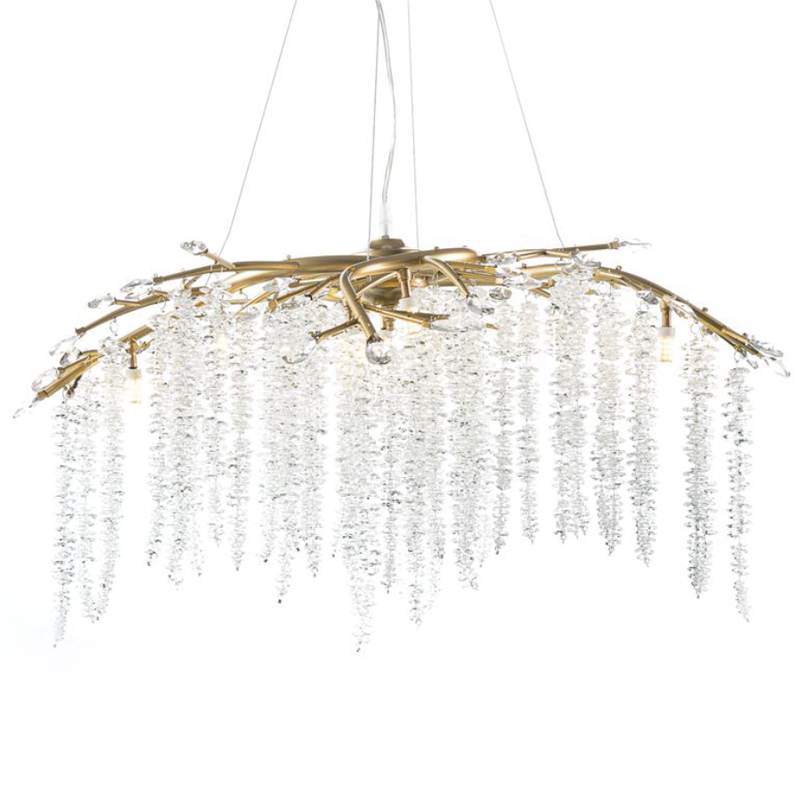 Люстра Orabel Led Chandelier Золотой Прозрачный (Transparent) Люстра Orabel Led Chandelier Золотой Прозрачный (Transparent) в Челябинске | Loft Concept