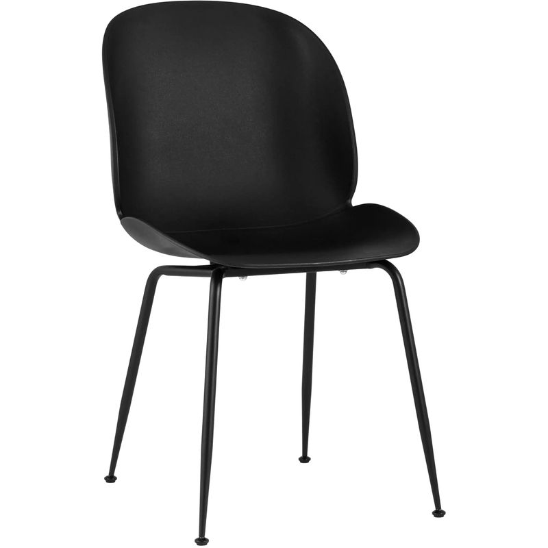 Стул Пластиковый Черный цвет Vendramin Chair Черный Стул Пластиковый Черный цвет Vendramin Chair Черный в Челябинске | Loft Concept