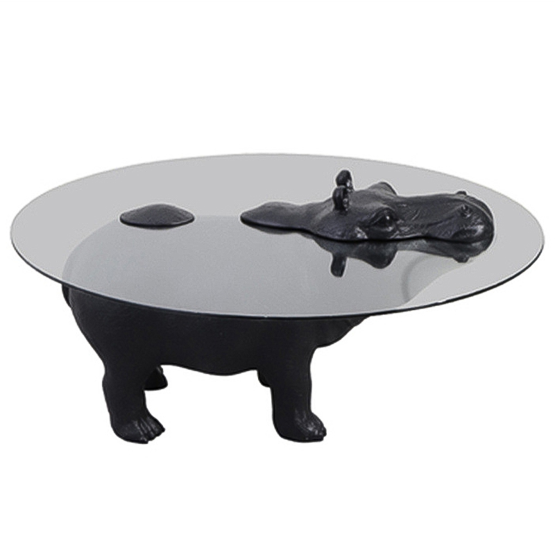 Кофейный Стол Бегемот Hippo Stands Coffee Table Черный Прозрачное Стекло Кофейный Стол Бегемот Hippo Stands Coffee Table Черный Прозрачное Стекло в Челябинске | Loft Concept