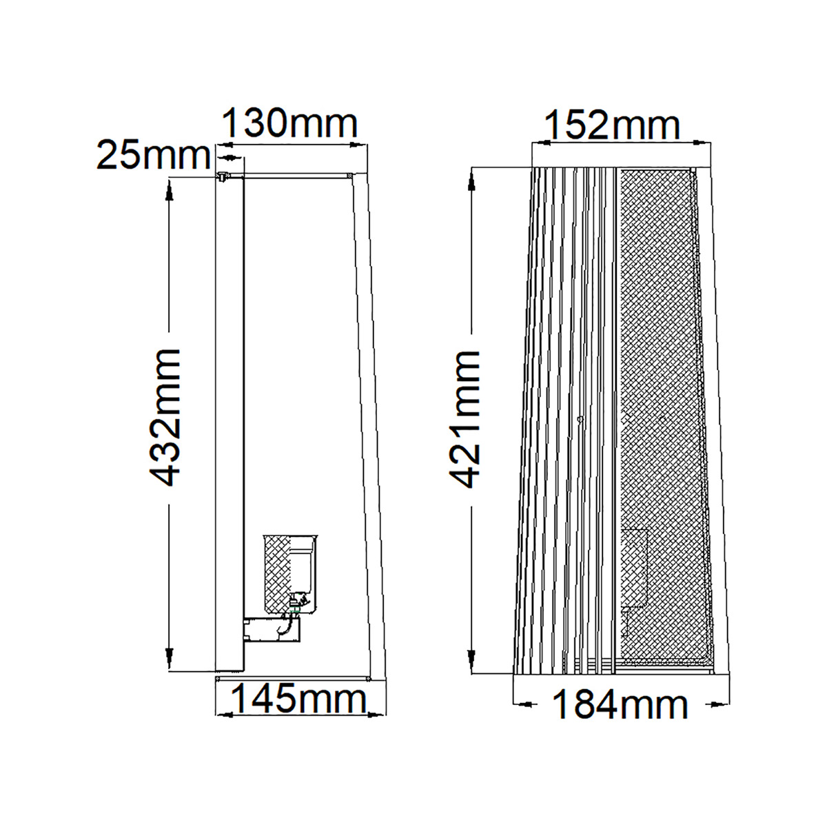Бра с черными вертикальными линиями Kichler в Челябинске