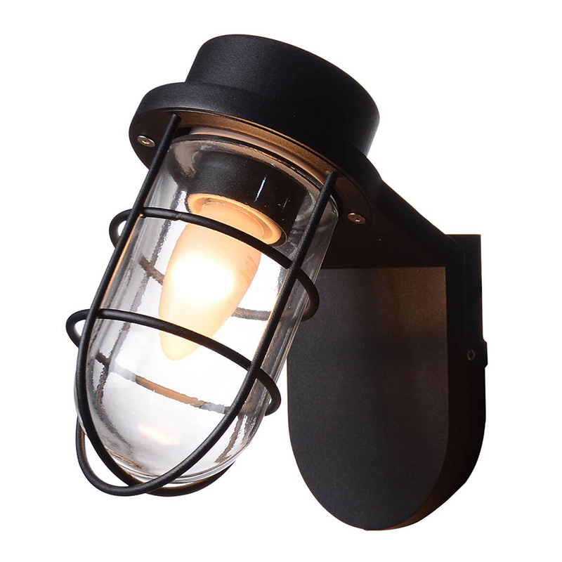 Уличный настенный светильник Declan Street Lamp Черный Уличный настенный светильник Declan Street Lamp Черный в Челябинске | Loft Concept