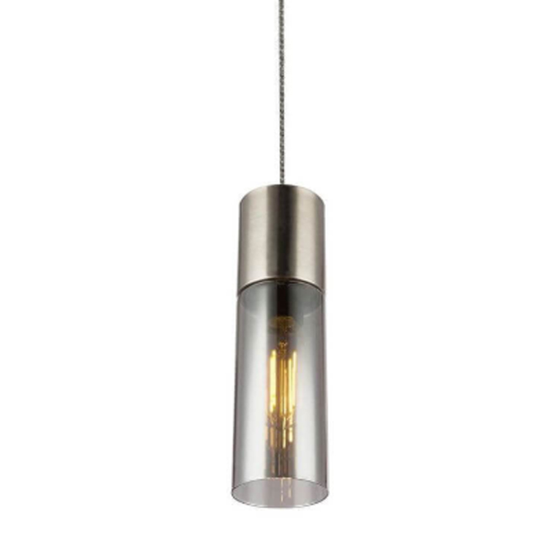 Подвесной светильник Cylinder Plafond nickel Дымчатый (Smoke) Никель Подвесной светильник Cylinder Plafond nickel Дымчатый (Smoke) Никель в Челябинске | Loft Concept
