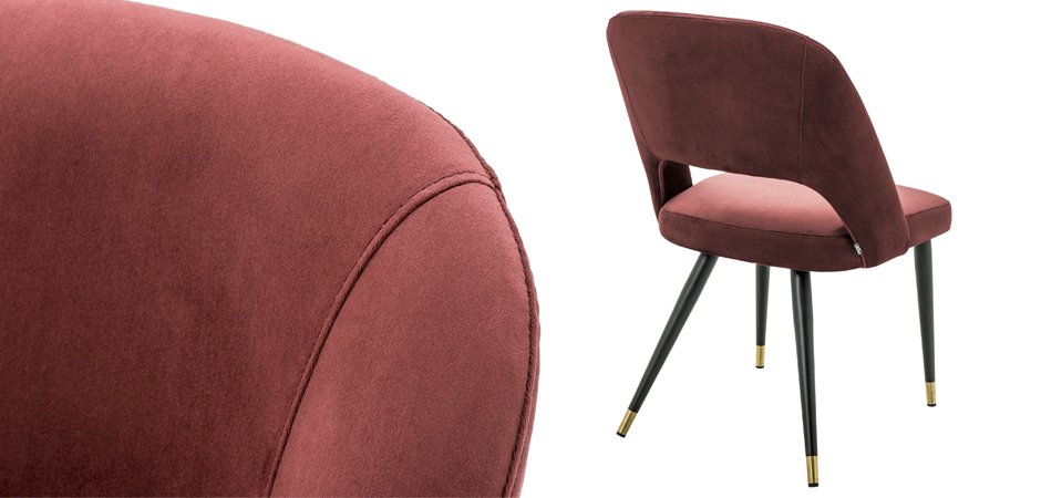 Стул Eichholtz Dining Chair Cipria Bordeaux Стул Eichholtz Dining Chair Cipria Bordeaux - Loft-Concept в Челябинске