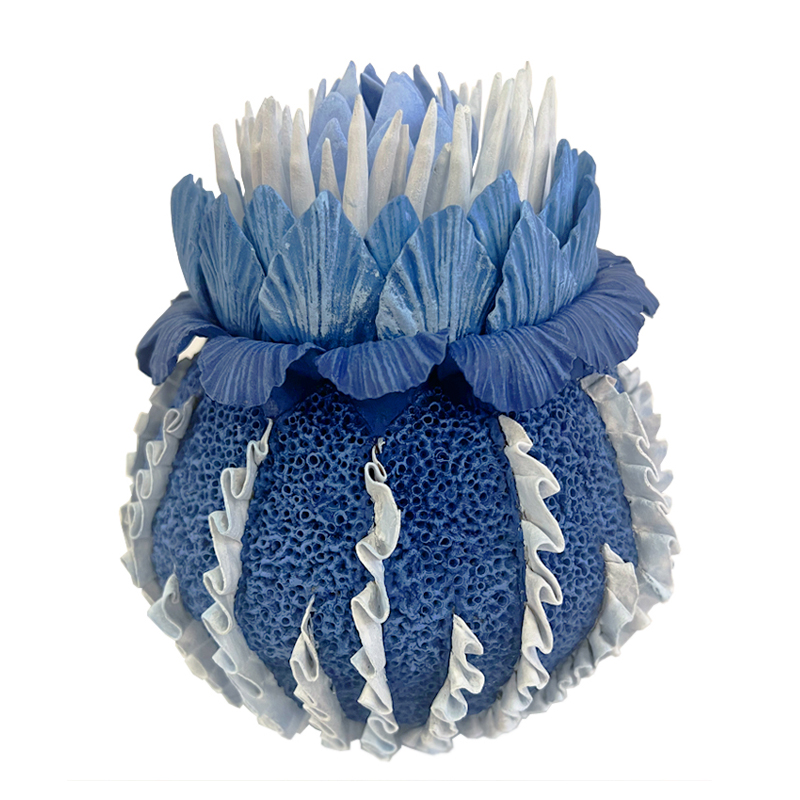 Статуэтка тропический фрукт Pandora Tropical Blue and White Fruit Синий Белый Статуэтка тропический фрукт Pandora Tropical Blue and White Fruit Синий Белый в Челябинске | Loft Concept