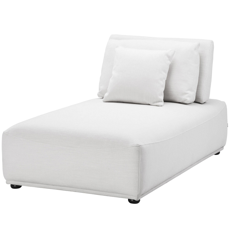 Кресло Eichholtz Chaise Longue Mondial white Белый Черный Кресло Eichholtz Chaise Longue Mondial white Белый Черный в Челябинске | Loft Concept