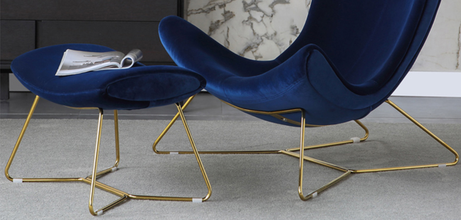 Кресло Имола Лаунж велюр - фото №2