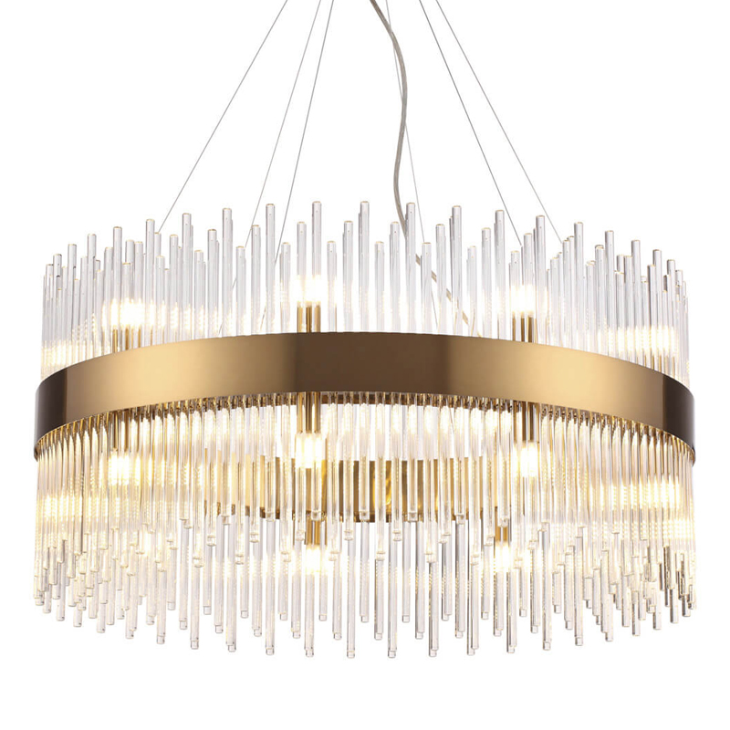 Люстра Nembus Lynn Chandelier Бронза Прозрачный Люстра Nembus Lynn Chandelier Бронза Прозрачный в Челябинске | Loft Concept
