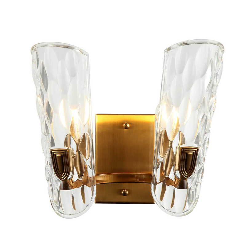 Бра Plafond Glass Shield bronze Прозрачное Стекло Бронза Бра Plafond Glass Shield bronze Прозрачное Стекло Бронза в Челябинске | Loft Concept