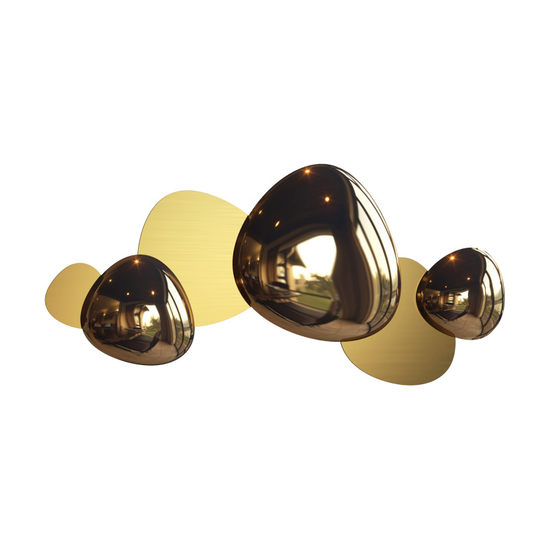 Бра Gold Matt & Gloss 2 Глянцевое золото матовое золото Бра Gold Matt & Gloss 2 Глянцевое золото матовое золото в Челябинске | Loft Concept