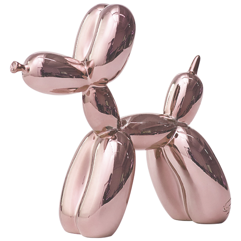 Статуэтка Jeff Koons Balloon Dog Chrome Pink Розовое золото Статуэтка Jeff Koons Balloon Dog Chrome Pink Розовое золото в Челябинске | Loft Concept