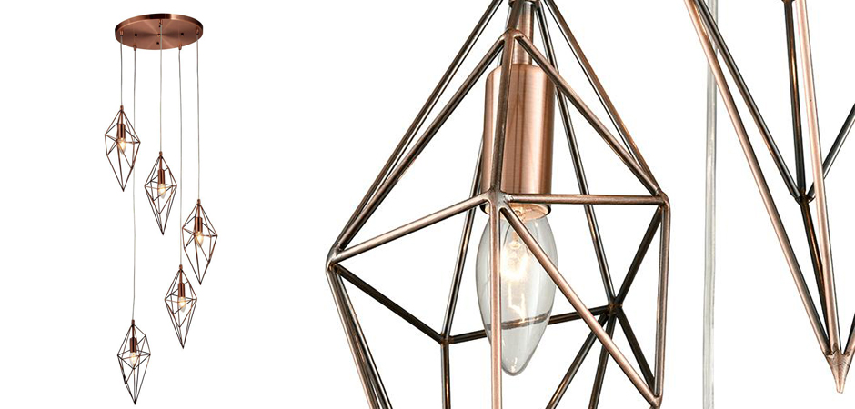 Люстра Volumetric Polygons Copper Люстра Volumetric Polygons Copper - Loft-Concept в Челябинске