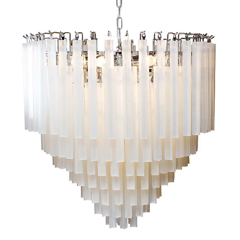 Люстра Eichholtz Chandelier Nova Chrome Молочный Хром Люстра Eichholtz Chandelier Nova Chrome Молочный Хром в Челябинске | Loft Concept