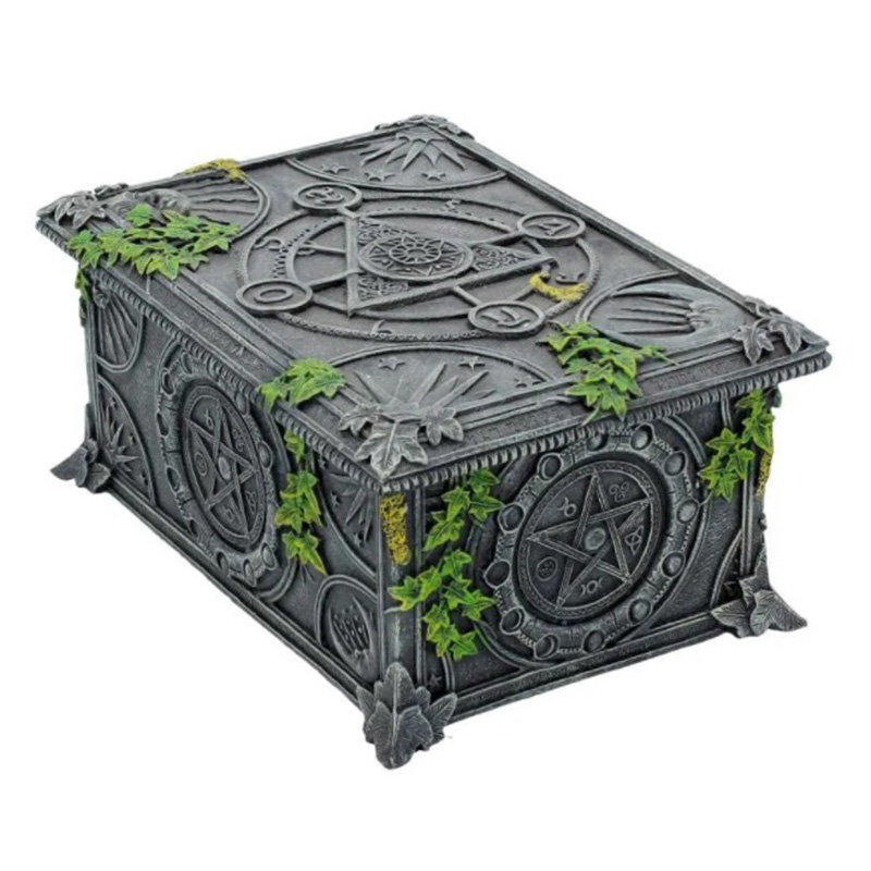 Шкатулка Wiccan Pentagram Серый Шкатулка Wiccan Pentagram Серый в Челябинске | Loft Concept