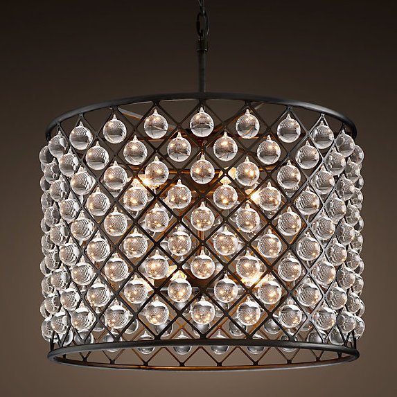 Люстра RH SPENCER HOOP CHANDELIER 70 Черный Люстра RH SPENCER HOOP CHANDELIER 70 Черный в Челябинске | Loft Concept