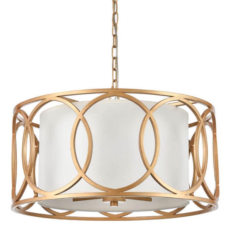 Люстра Anetoun Chandelier Золотой Белый Люстра Anetoun Chandelier Золотой Белый в Челябинске | Loft Concept