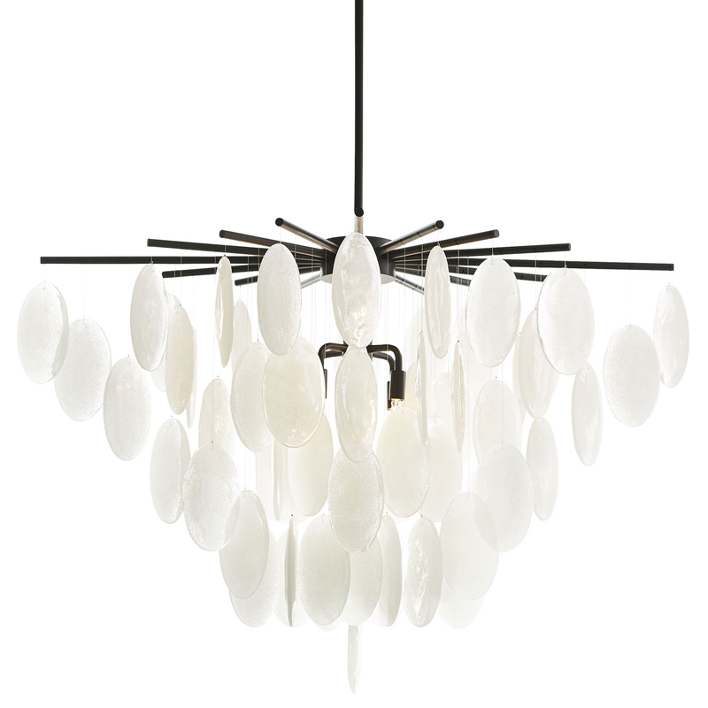 Люстра Arteriors TIFFANY CHANDELIER Черный Прозрачный Люстра Arteriors TIFFANY CHANDELIER Черный Прозрачный в Челябинске | Loft Concept