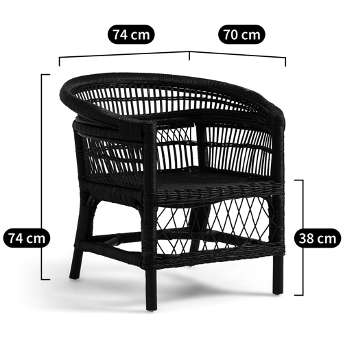 Кресло из ротанга Amadis Rattan Armchair Кресло из ротанга Amadis Rattan Armchair в Челябинске