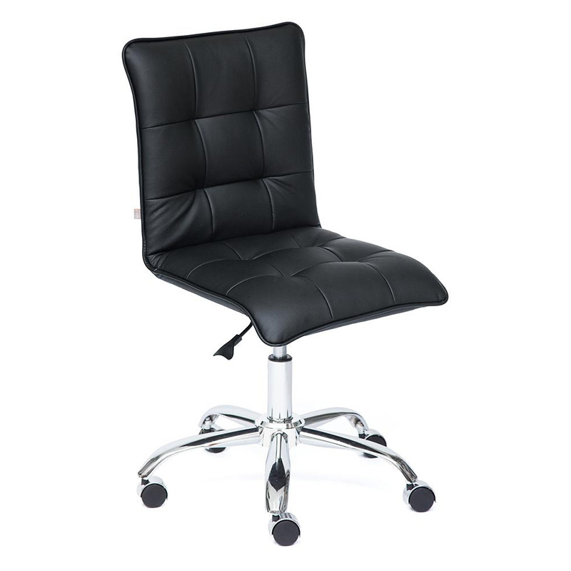 Кресло Deborah eco-leather black Черный Хром Кресло Deborah eco-leather black Черный Хром в Челябинске | Loft Concept