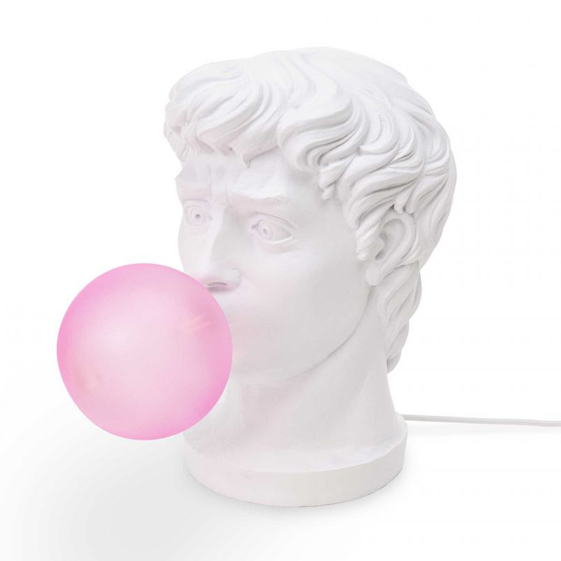 Настольная лампа Seletti Wonder times Белый Розовый Настольная лампа Seletti Wonder times Белый Розовый в Челябинске | Loft Concept