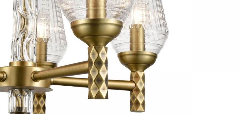Люстра Ribbed Chandelier Люстра Ribbed Chandelier - Loft-Concept в Челябинске
