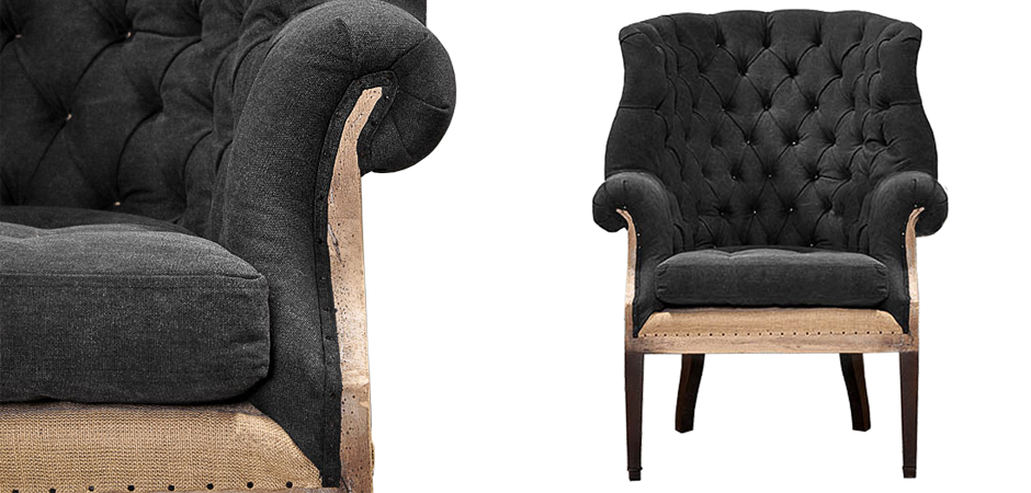 Кресло Gamilton Armchair Graphite Кресло Gamilton Armchair Graphite - Loft-Concept в Челябинске