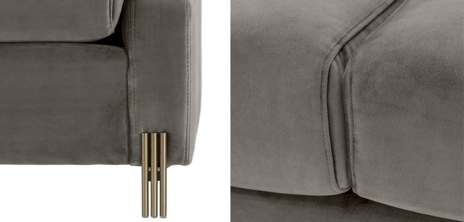 Диван Eichholtz Sofa Candice grey Диван Eichholtz Sofa Candice grey - Loft-Concept в Челябинске
