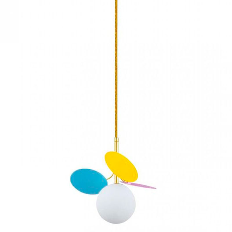 Подвесной светильник MATISSE Pendant One multicolor Мульти Золотой Белый Подвесной светильник MATISSE Pendant One multicolor Мульти Золотой Белый в Челябинске | Loft Concept