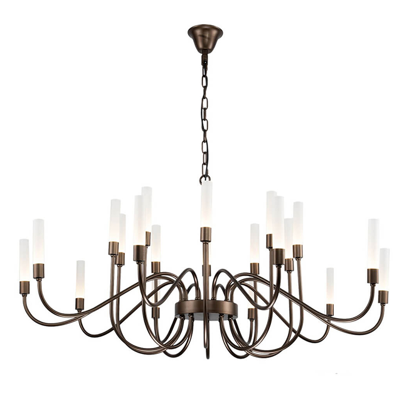Люстра Faiber Brown Chandelier Коричневый Люстра Faiber Brown Chandelier Коричневый в Челябинске | Loft Concept