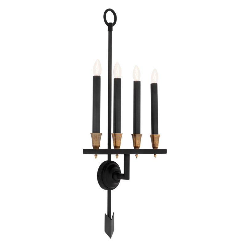 Бра Eichholtz Wall Lamp Gaillard Темная бронза Латунь Античная полированная Бра Eichholtz Wall Lamp Gaillard Темная бронза Латунь Античная полированная в Челябинске | Loft Concept